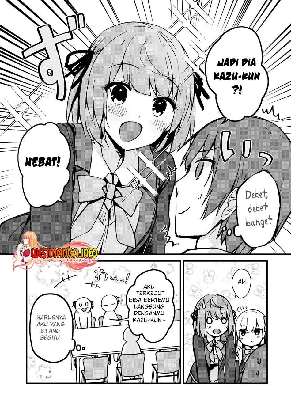 Netoge no Yome ga Ninki Idol datta: Cool-kei no Kanojo wa Genjitsu demo Yome no Tsumori de Iru Chapter 3 - halaman 7