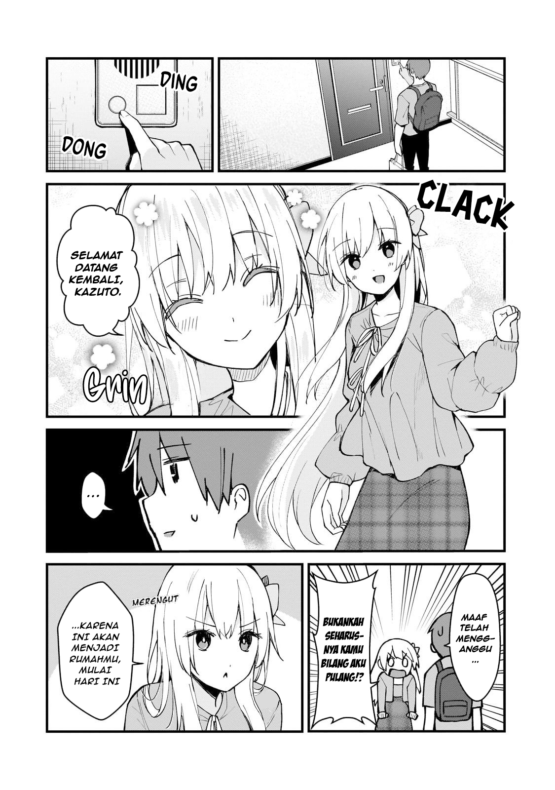 Netoge no Yome ga Ninki Idol datta: Cool-kei no Kanojo wa Genjitsu demo Yome no Tsumori de Iru Chapter 39 - halaman 3