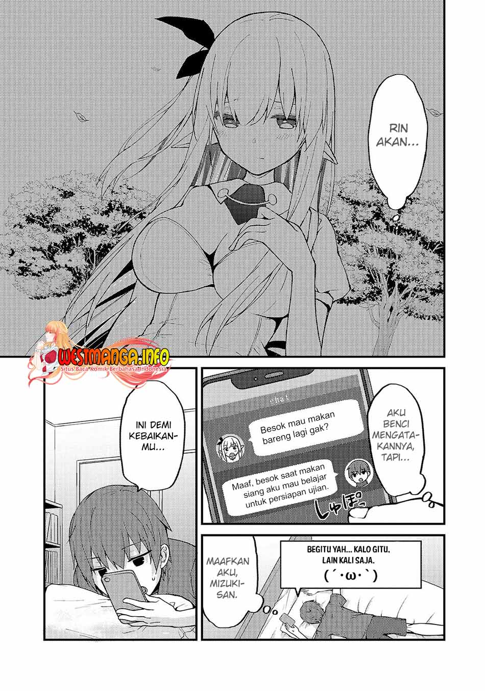 Netoge no Yome ga Ninki Idol datta: Cool-kei no Kanojo wa Genjitsu demo Yome no Tsumori de Iru Chapter 4 - halaman 19