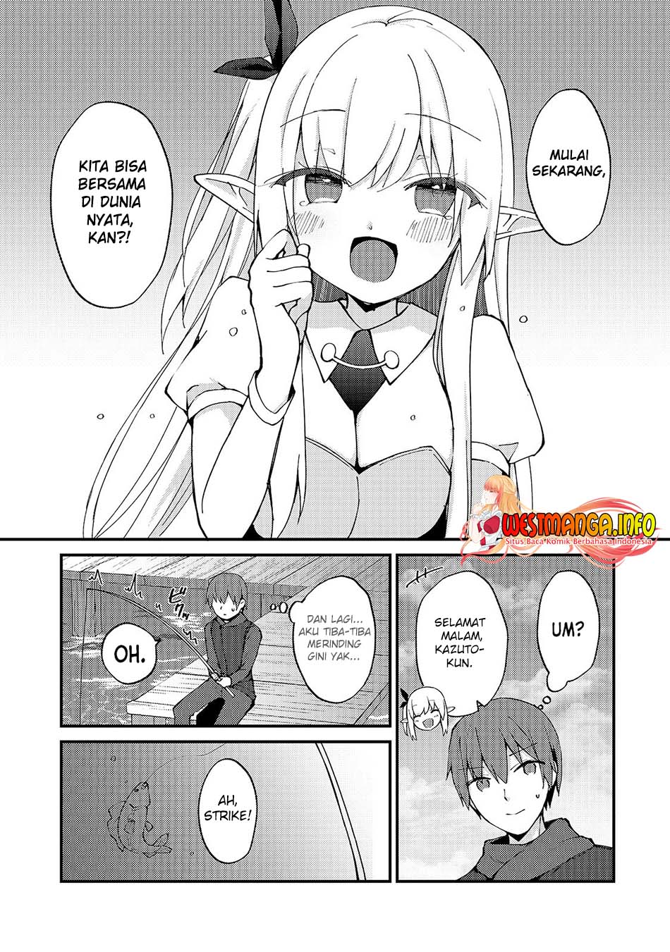 Netoge no Yome ga Ninki Idol datta: Cool-kei no Kanojo wa Genjitsu demo Yome no Tsumori de Iru Chapter 4 - halaman 9