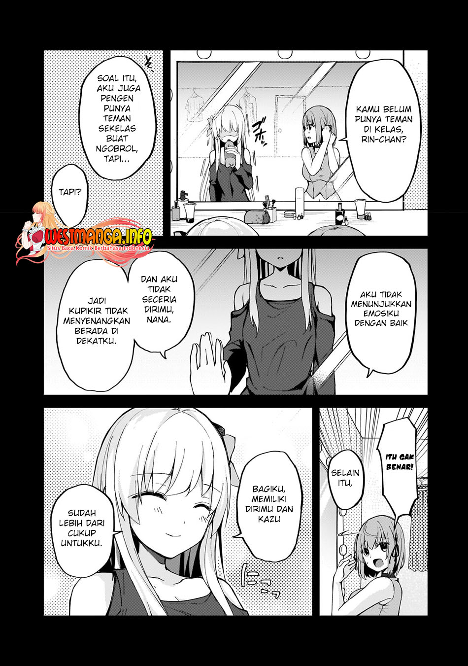 Netoge no Yome ga Ninki Idol datta: Cool-kei no Kanojo wa Genjitsu demo Yome no Tsumori de Iru Chapter 7 - halaman 7