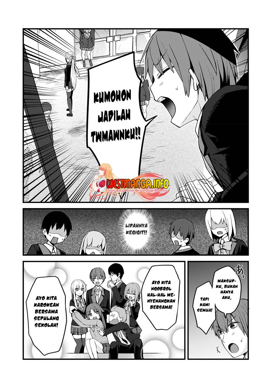 Netoge no Yome ga Ninki Idol datta: Cool-kei no Kanojo wa Genjitsu demo Yome no Tsumori de Iru Chapter 9 - halaman 10