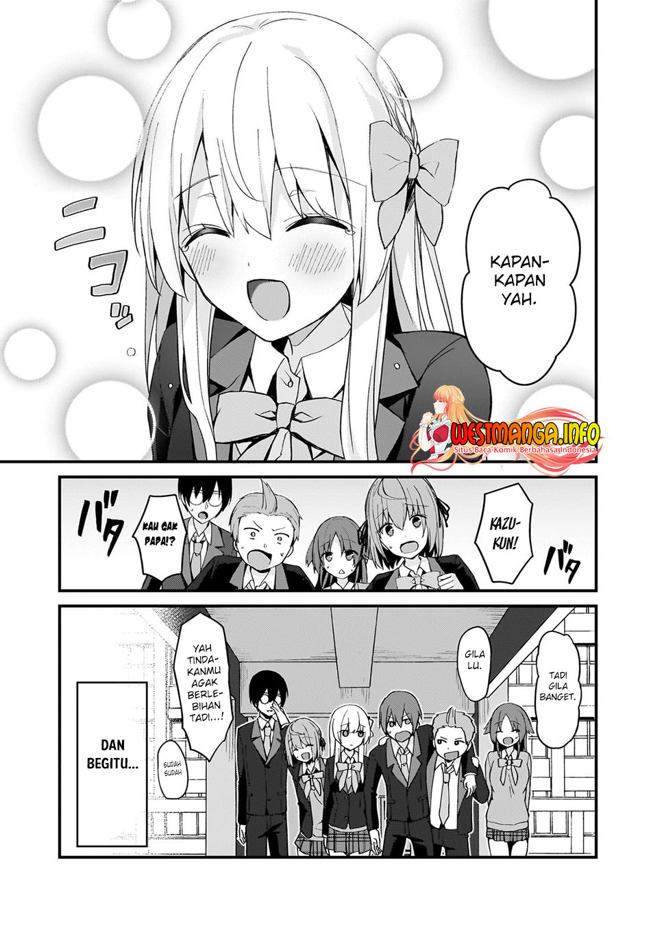Netoge no Yome ga Ninki Idol datta: Cool-kei no Kanojo wa Genjitsu demo Yome no Tsumori de Iru Chapter 9 - halaman 17