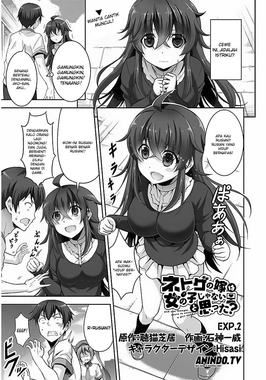 Netoge no Yome wa Onnanoko ja Nai to Omotta? Chapter 2 - halaman 2