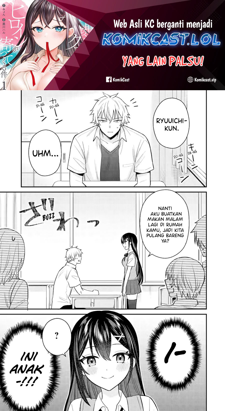 Netorare Manga no Kuzu Otoko ni Tensei Shitaa Hazu ga Heroine ga Yottekuru Ken Chapter 9 - halaman 1