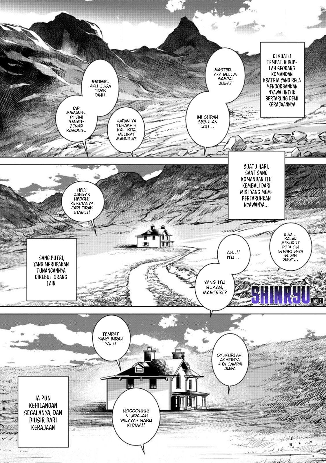 Netorare Tsuihou sareta Saikyou Kishi Danchou no Ossan, Katainaka de Eiyuu ni Matsuriagerareru Chapter 2 - halaman 2