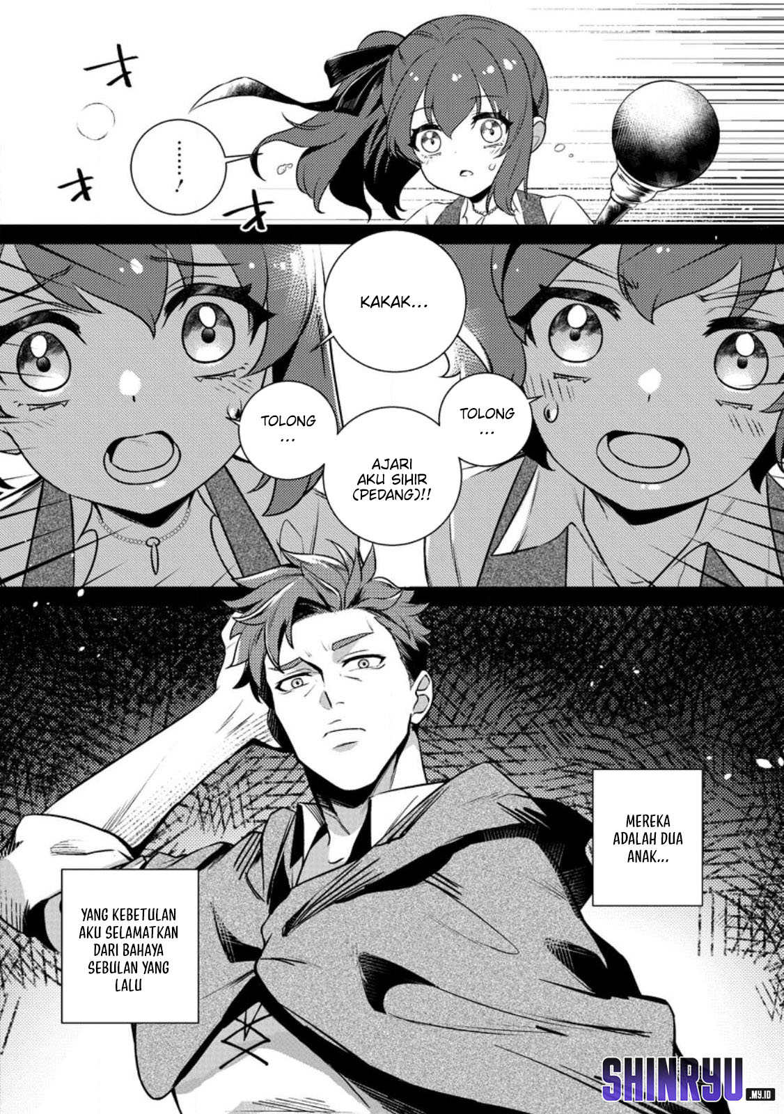 Netorare Tsuihou sareta Saikyou Kishi Danchou no Ossan, Katainaka de Eiyuu ni Matsuriagerareru Chapter 2 - halaman 9