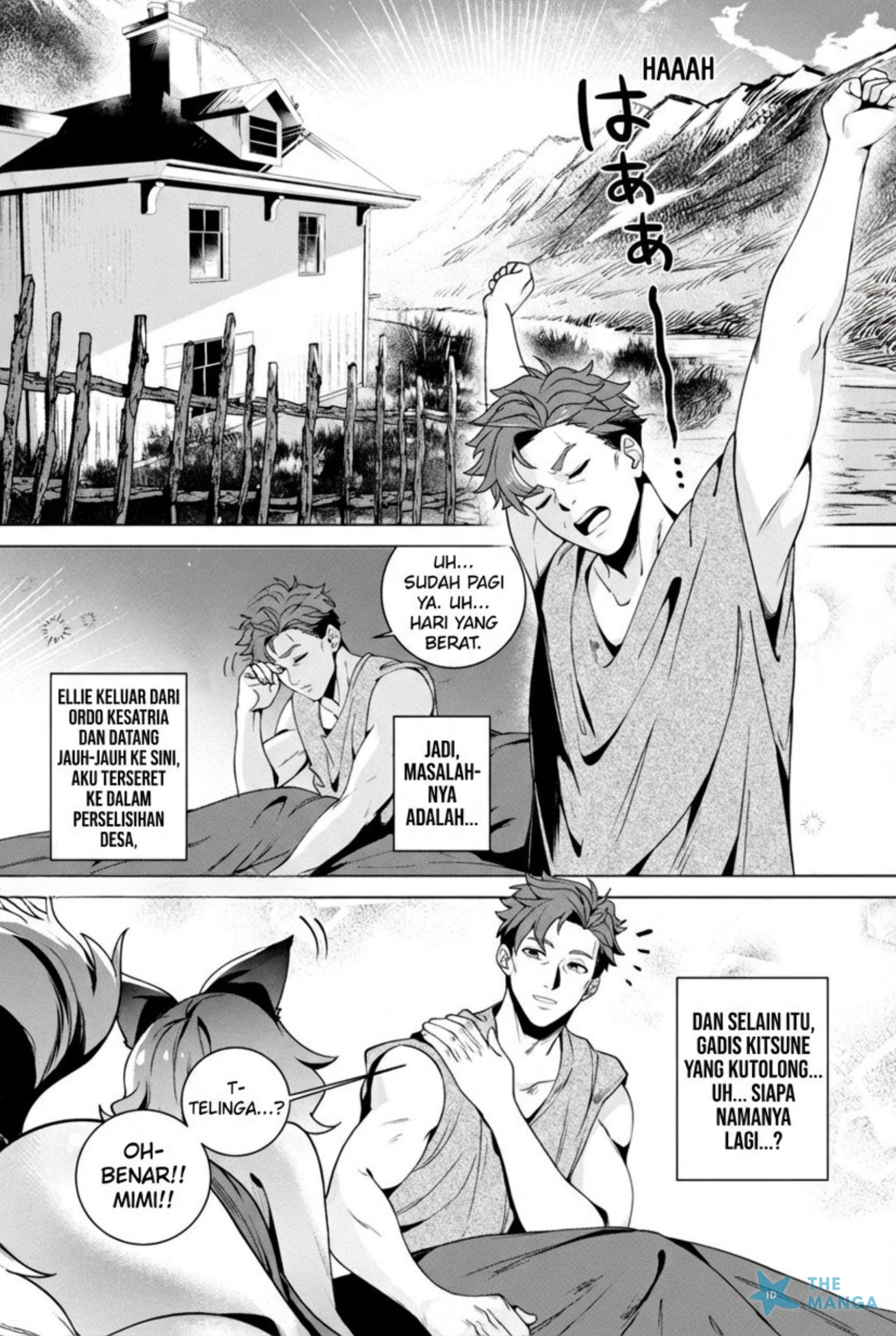 Netorare Tsuihou sareta Saikyou Kishi Danchou no Ossan, Katainaka de Eiyuu ni Matsuriagerareru Chapter 4 - halaman 2