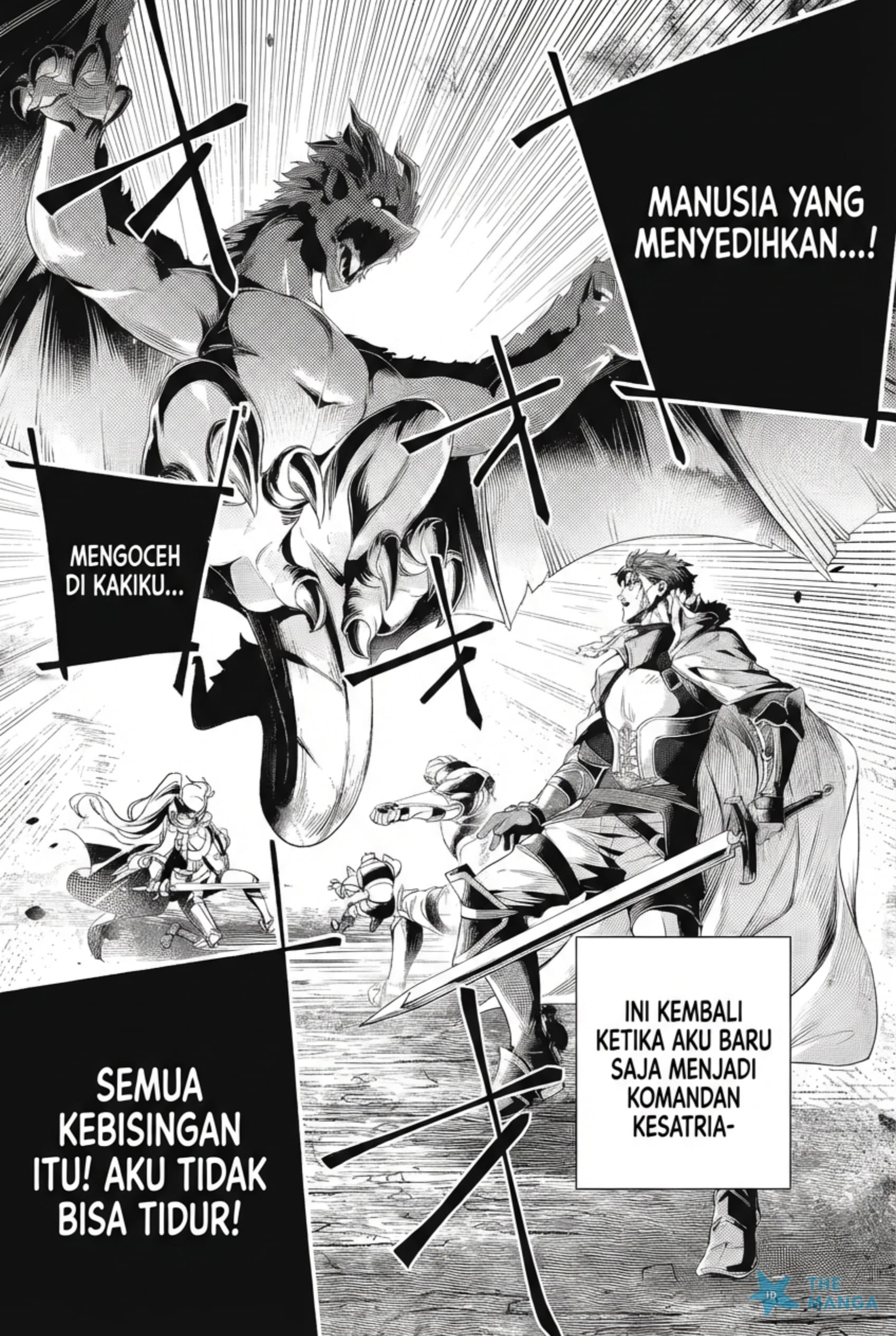Netorare Tsuihou sareta Saikyou Kishi Danchou no Ossan, Katainaka de Eiyuu ni Matsuriagerareru Chapter 5.1 - halaman 4