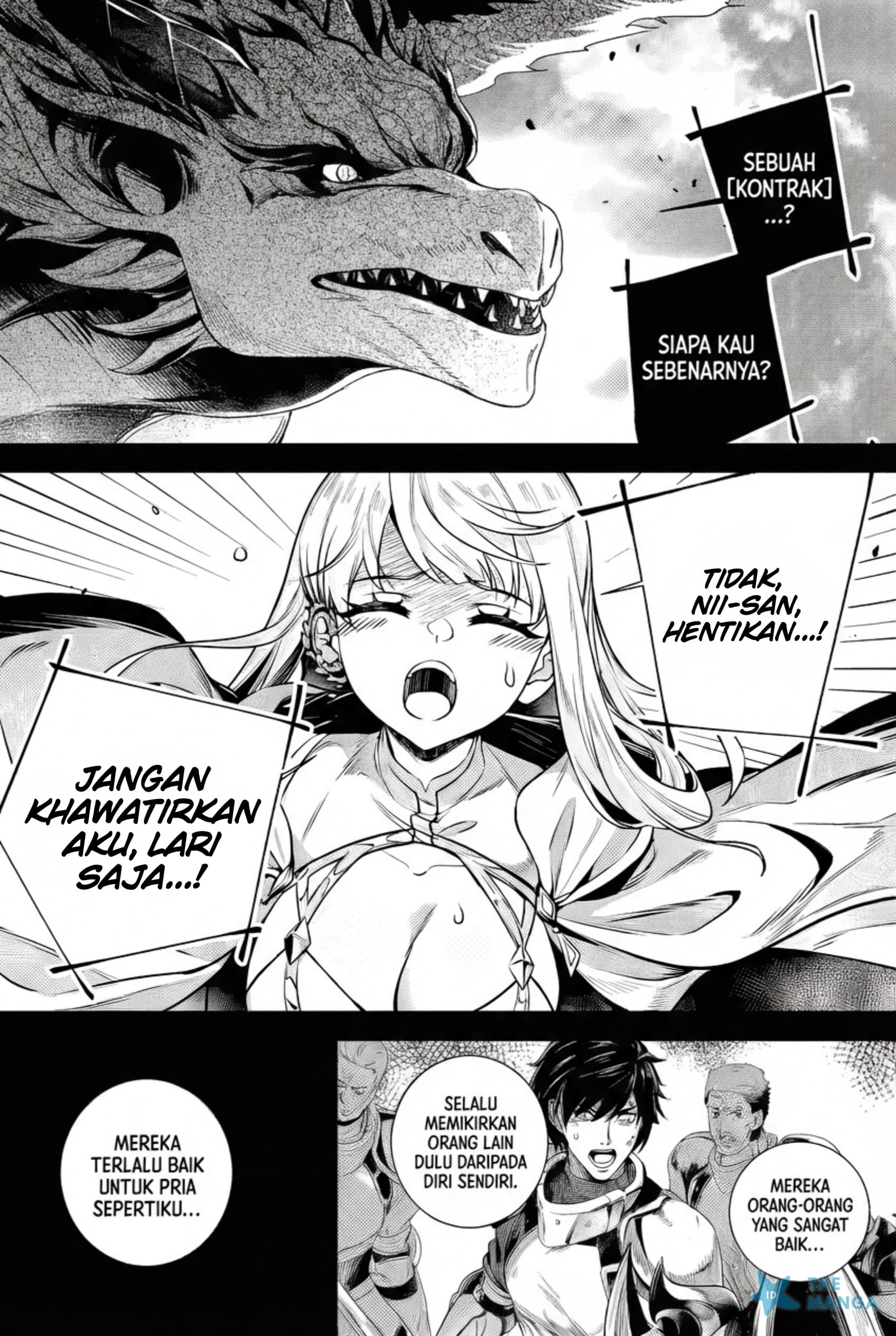 Netorare Tsuihou sareta Saikyou Kishi Danchou no Ossan, Katainaka de Eiyuu ni Matsuriagerareru Chapter 5.1 - halaman 7