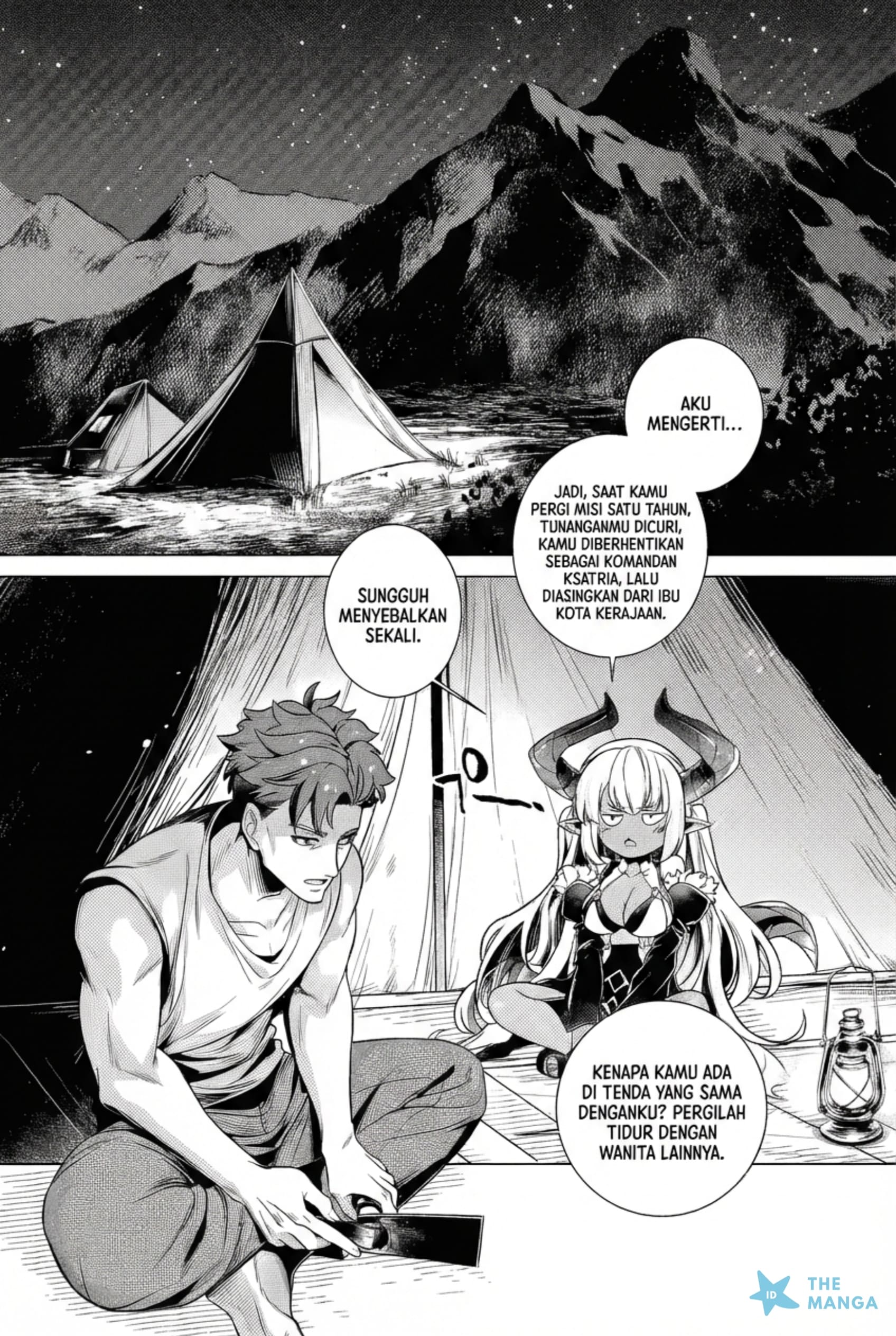 Netorare Tsuihou sareta Saikyou Kishi Danchou no Ossan, Katainaka de Eiyuu ni Matsuriagerareru Chapter 5.2 - halaman 4