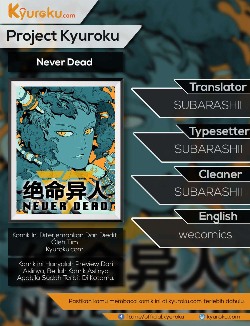 Never Dead Chapter 31 - halaman 1