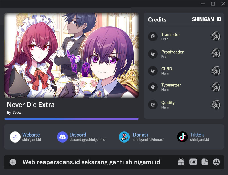Never Die Extra Chapter 40 - halaman 1