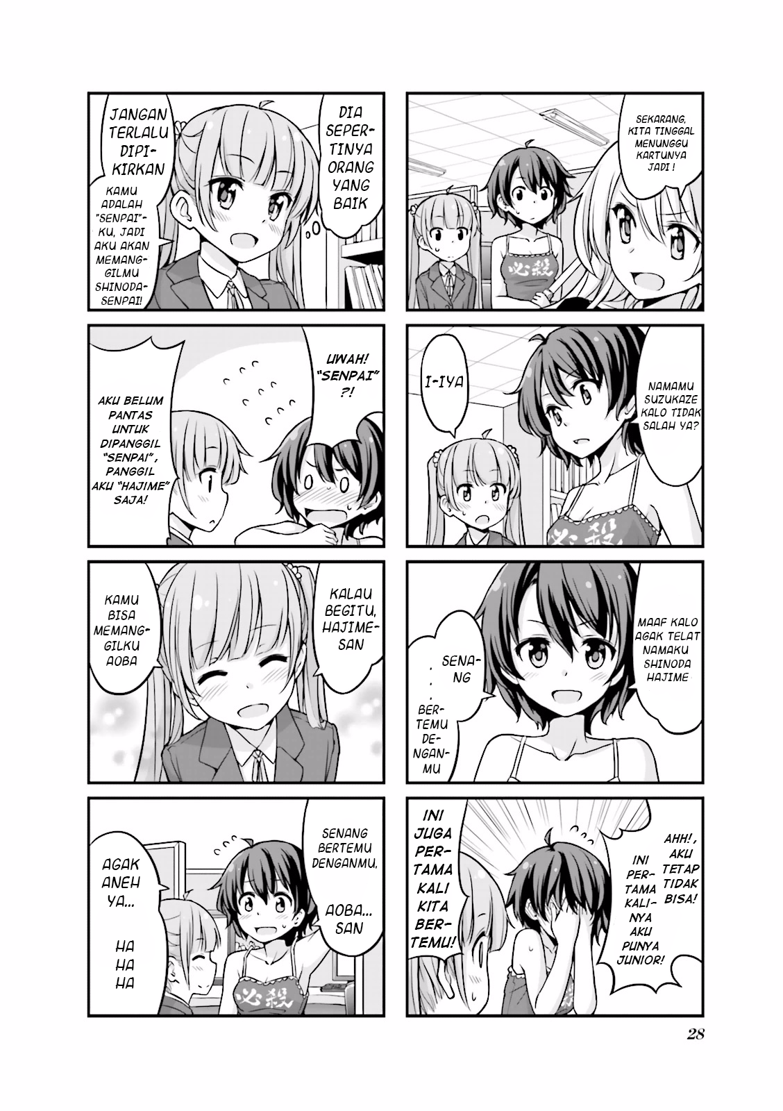 NEW GAME! Chapter 3 - halaman 4