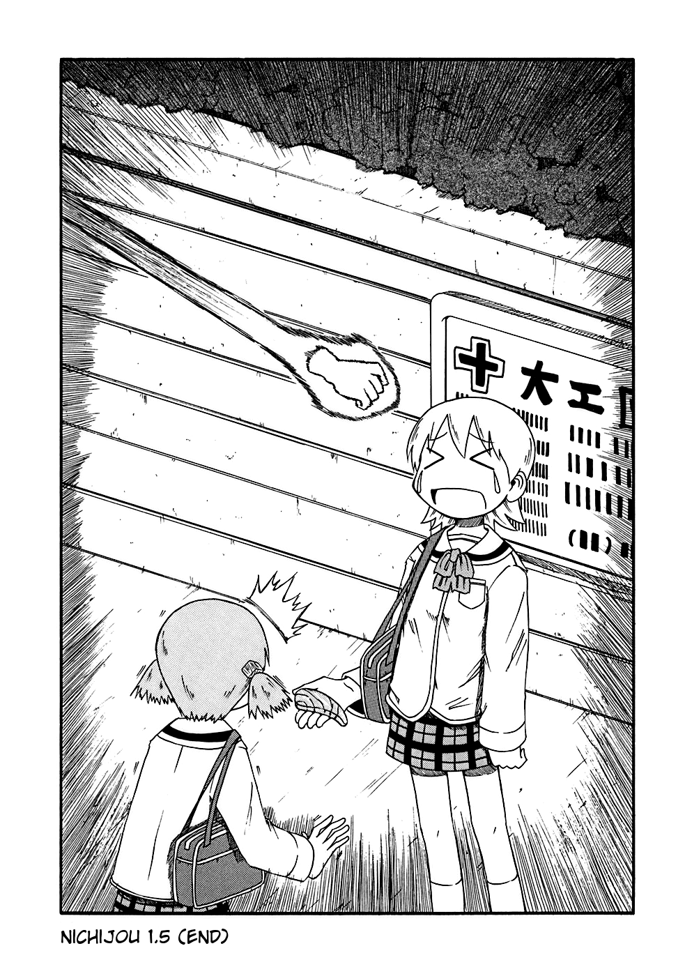 Nichijou Chapter 1.5 - halaman 2