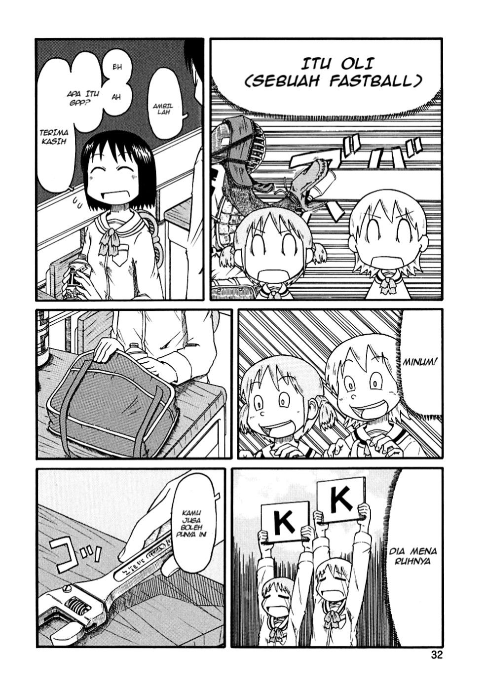 Nichijou Chapter 3 - halaman 6