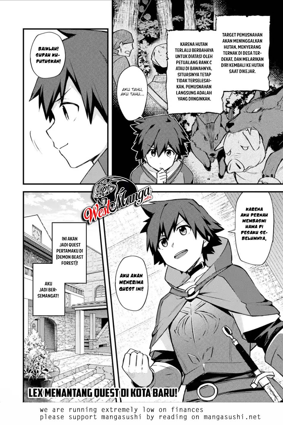 Nido Tensei Shita Shounen wa S Rank Boukensha Toshite Heion ni Sugosu Chapter 16 - halaman 35