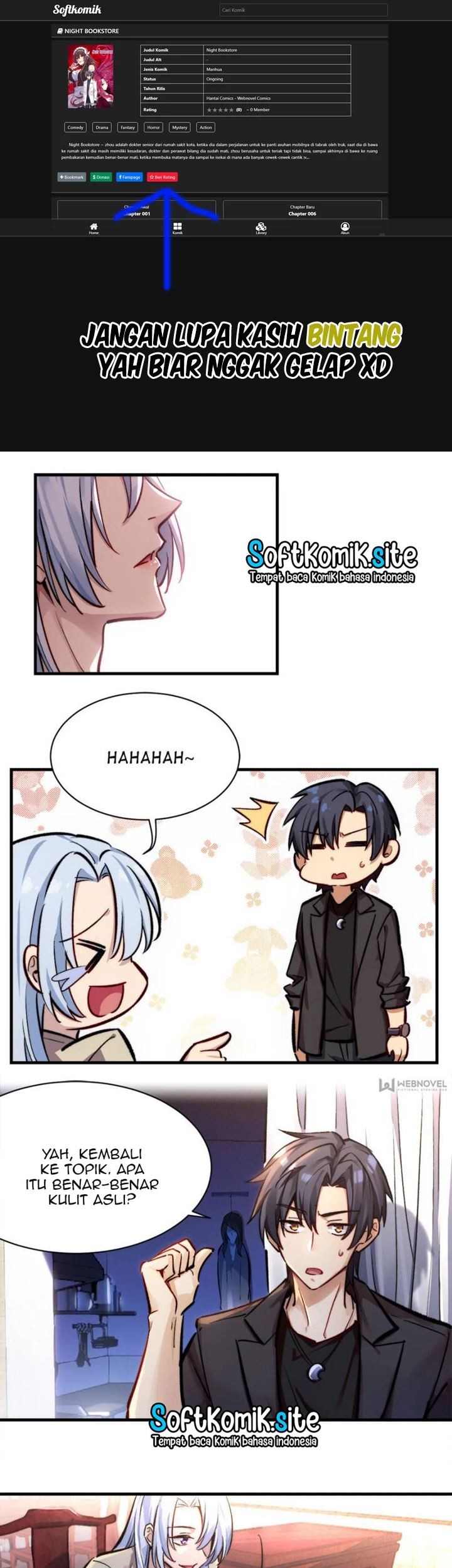Night Bookstore Chapter 12 - halaman 1