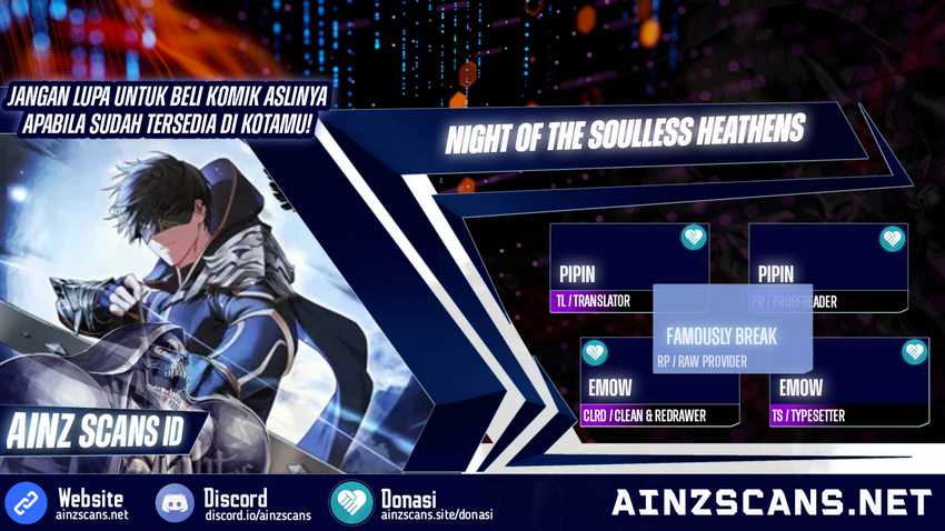 Night of the Soulless Heathens Chapter 2 - halaman 1