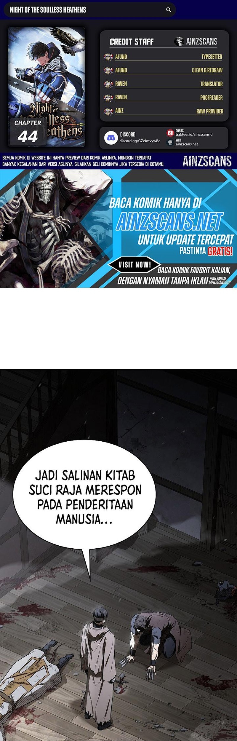 Night of the Soulless Heathens Chapter 44 - halaman 1