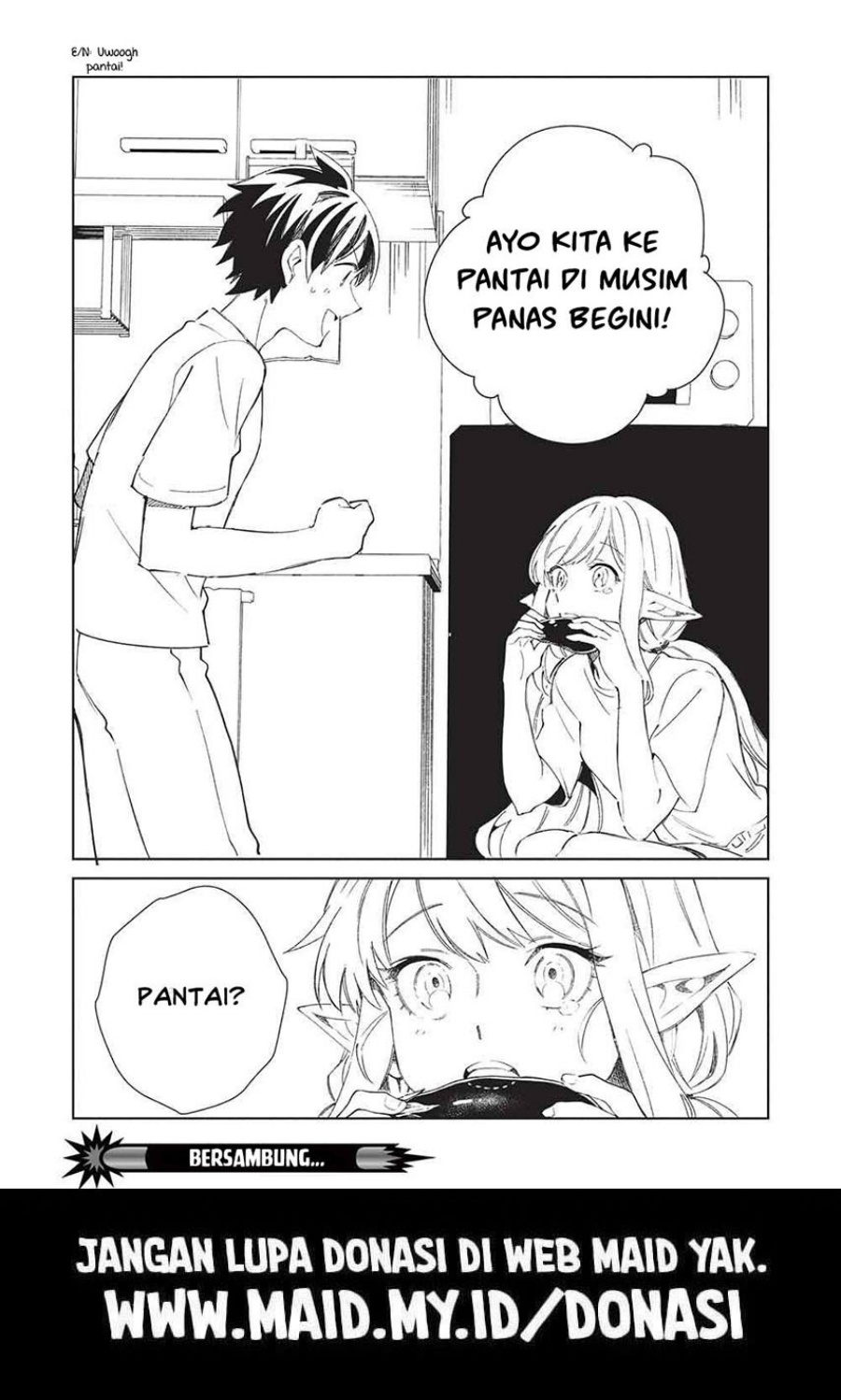 Nihon e Youkoso Elf-san Chapter 63 - halaman 34