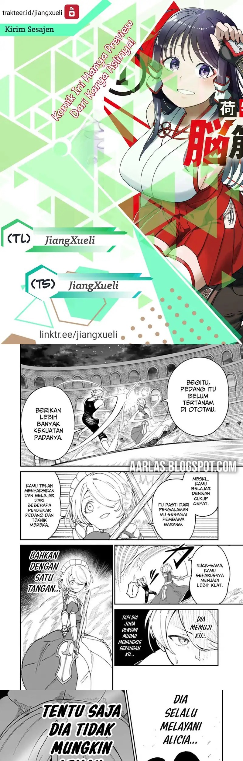 Nimotsu Mochi no Nousuji Musou Chapter 9.2 - halaman 1