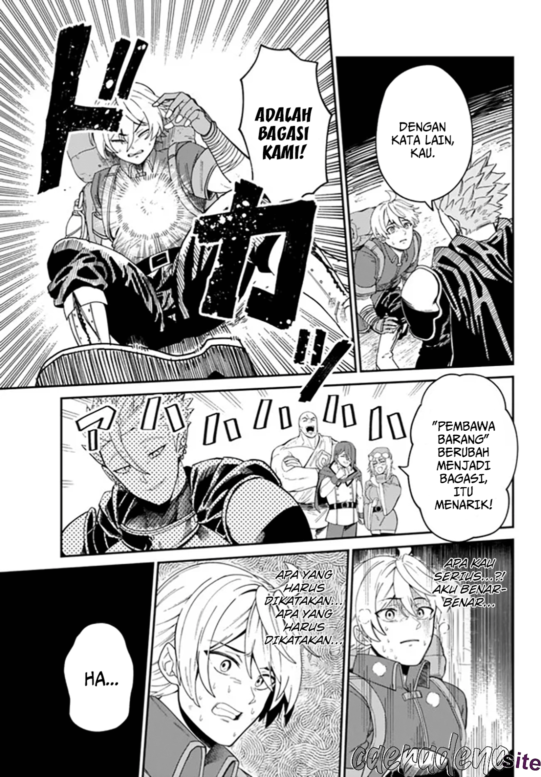 Nimotsumochi no Noukin Musou Chapter 1 - halaman 18