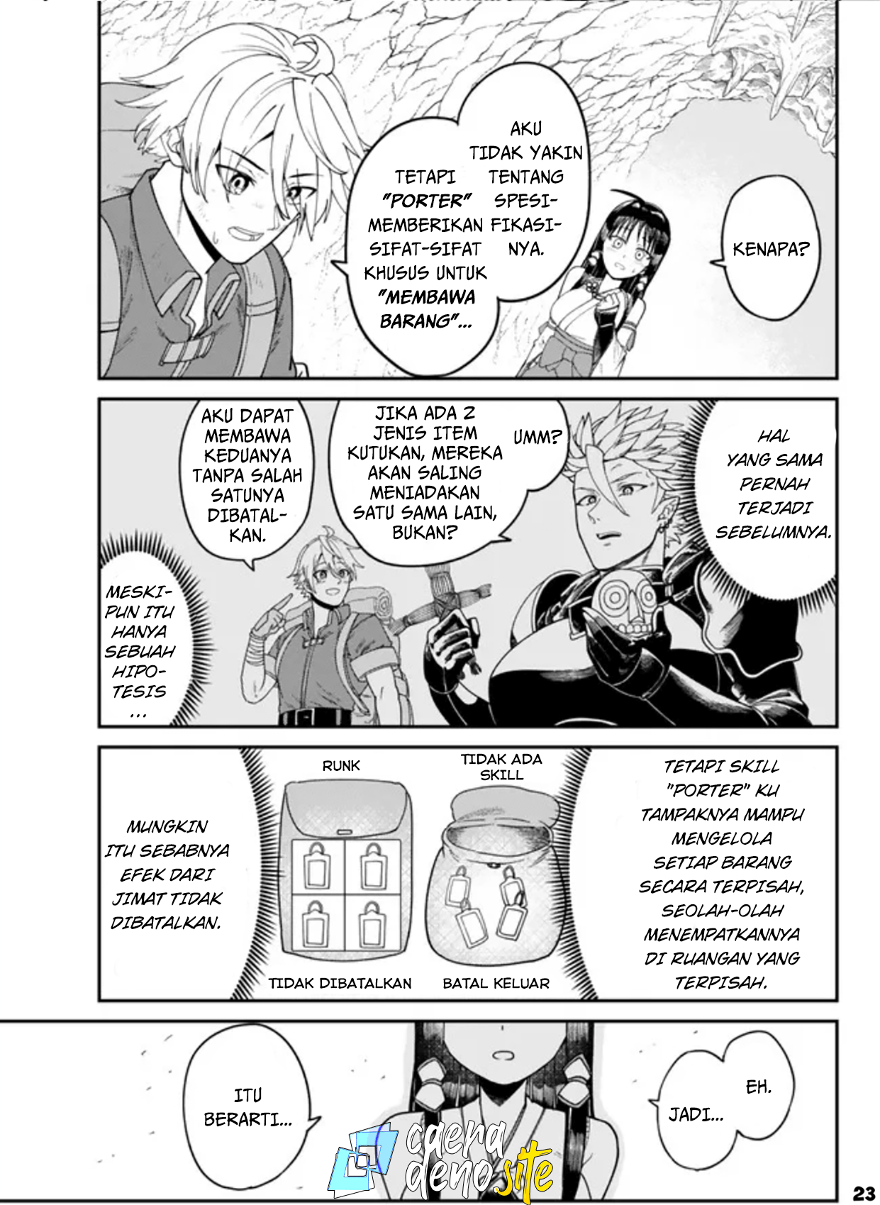 Nimotsumochi no Noukin Musou Chapter 2 - halaman 24