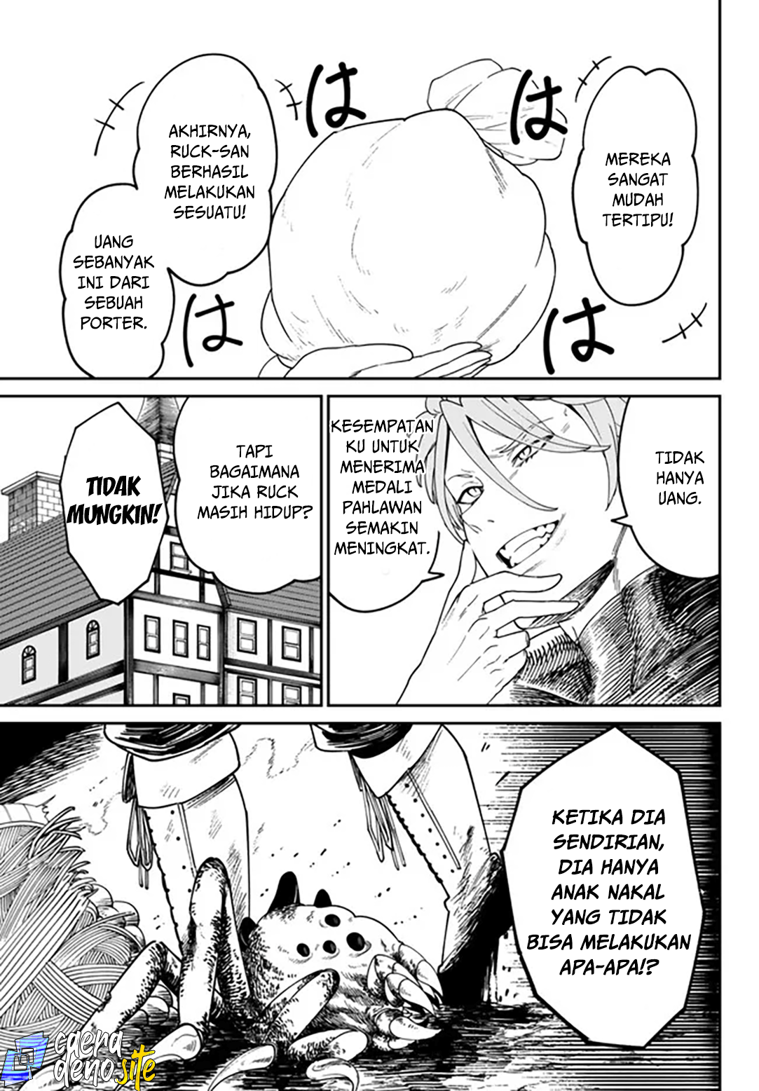 Nimotsumochi no Noukin Musou Chapter 4.1 - halaman 9