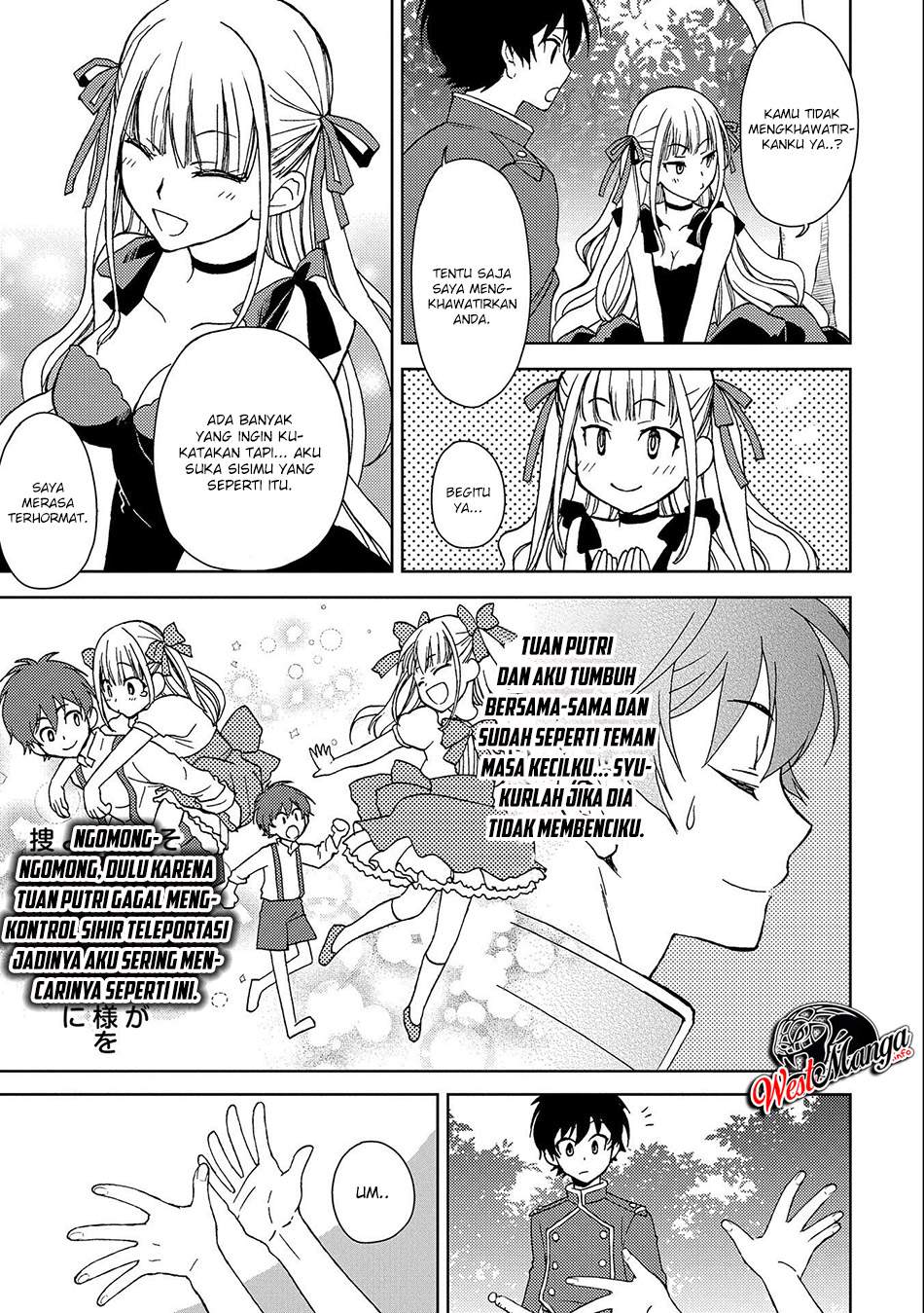 Ningen dakedo Maougun Shitennou ni Sodaterareta Ore wa, Maou no Musume ni Aisare Shihai Zokusei no Kennou o Ataeraremashita. Chapter 1.1 - halaman 10