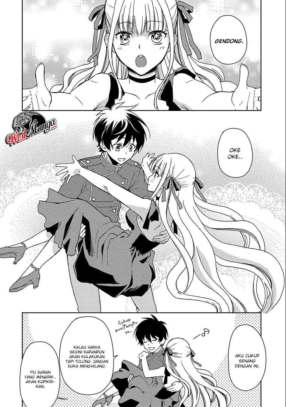 Ningen dakedo Maougun Shitennou ni Sodaterareta Ore wa, Maou no Musume ni Aisare Shihai Zokusei no Kennou o Ataeraremashita. Chapter 1.1 - halaman 12