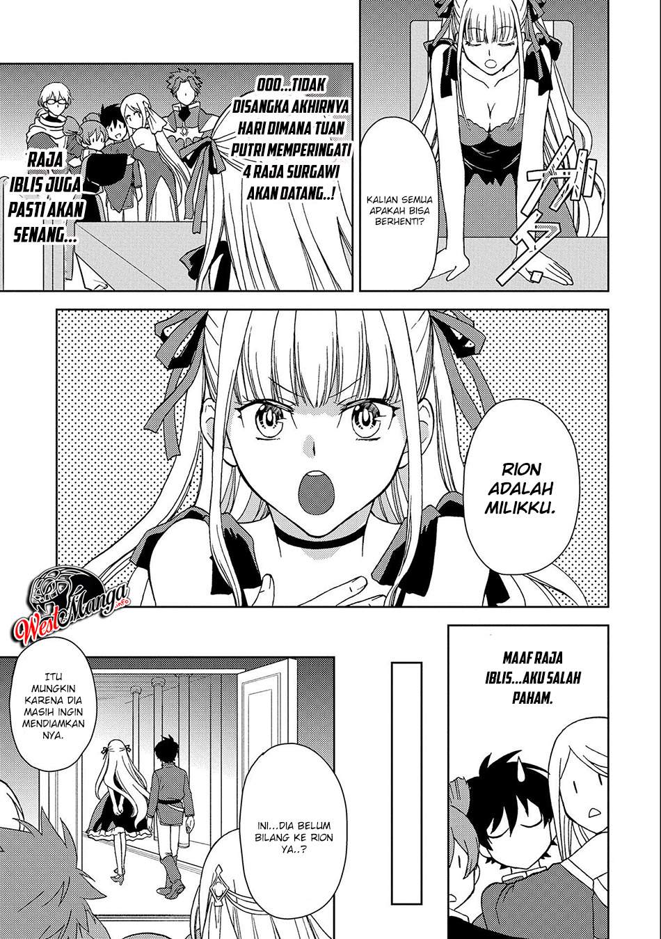 Ningen dakedo Maougun Shitennou ni Sodaterareta Ore wa, Maou no Musume ni Aisare Shihai Zokusei no Kennou o Ataeraremashita. Chapter 1.1 - halaman 17