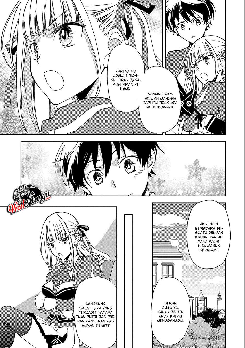 Ningen dakedo Maougun Shitennou ni Sodaterareta Ore wa, Maou no Musume ni Aisare Shihai Zokusei no Kennou o Ataeraremashita. Chapter 1.2 - halaman 18