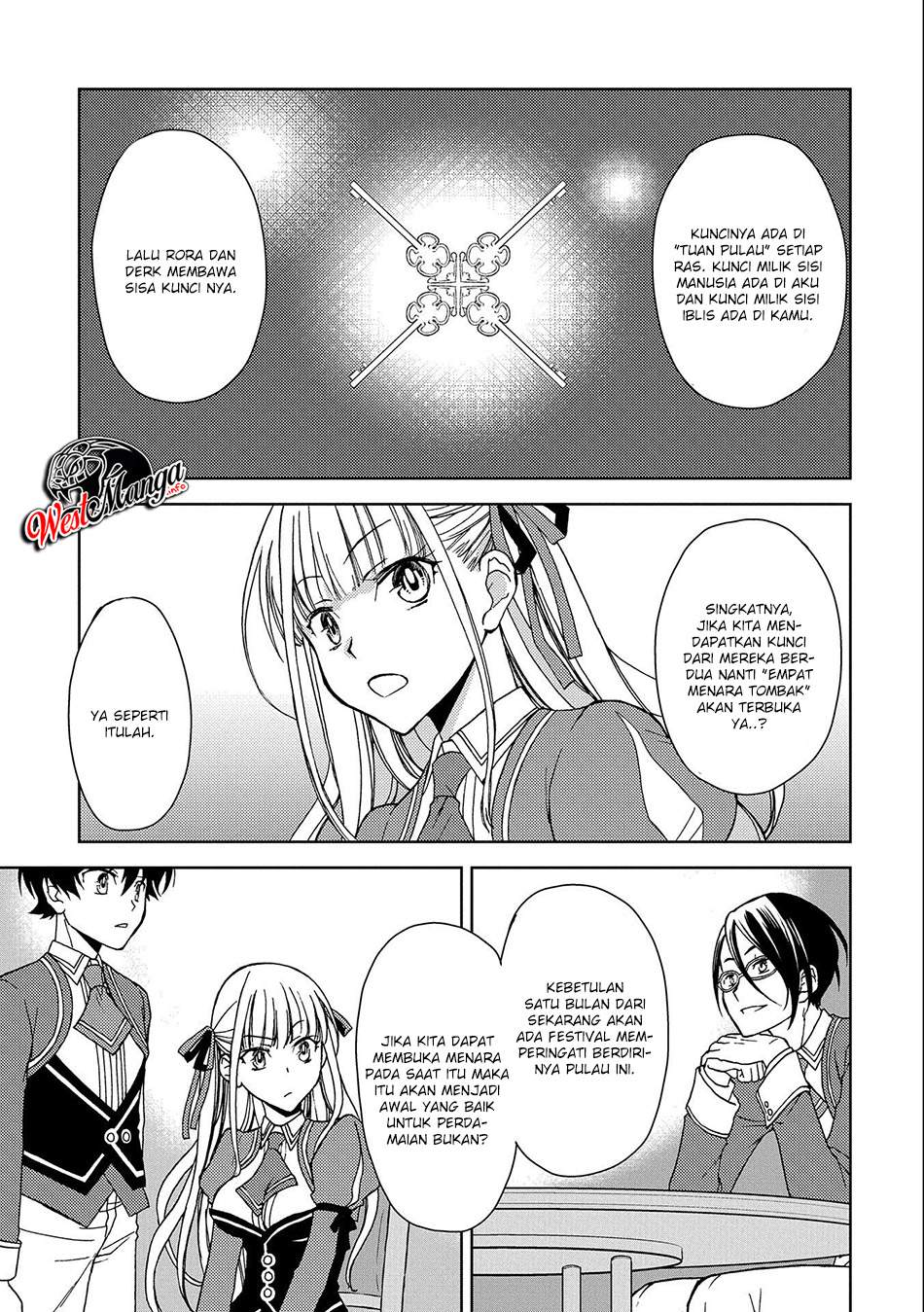 Ningen dakedo Maougun Shitennou ni Sodaterareta Ore wa, Maou no Musume ni Aisare Shihai Zokusei no Kennou o Ataeraremashita. Chapter 1.2 - halaman 21