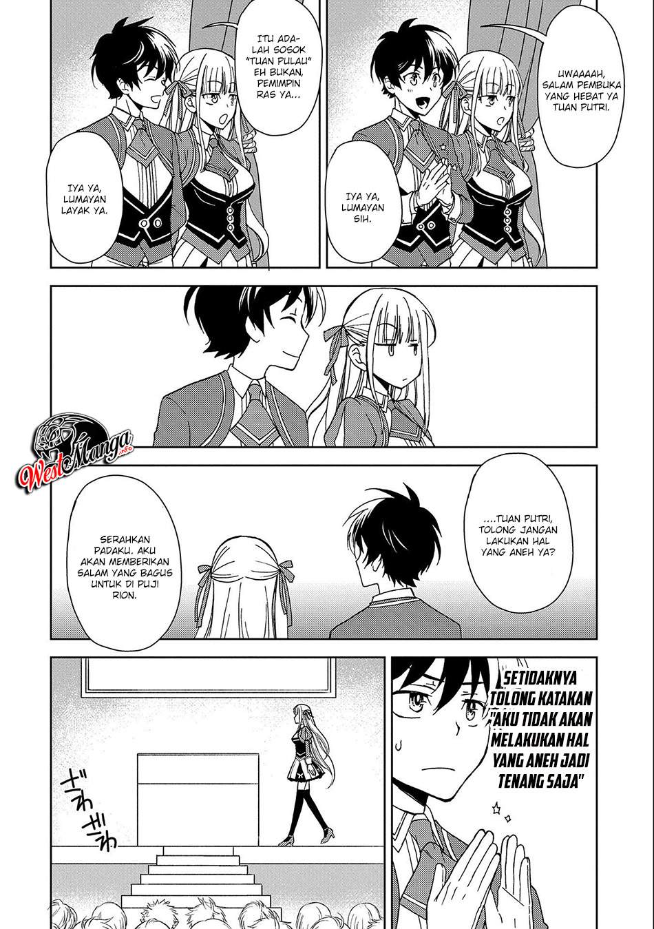 Ningen dakedo Maougun Shitennou ni Sodaterareta Ore wa, Maou no Musume ni Aisare Shihai Zokusei no Kennou o Ataeraremashita. Chapter 1.2 - halaman 24