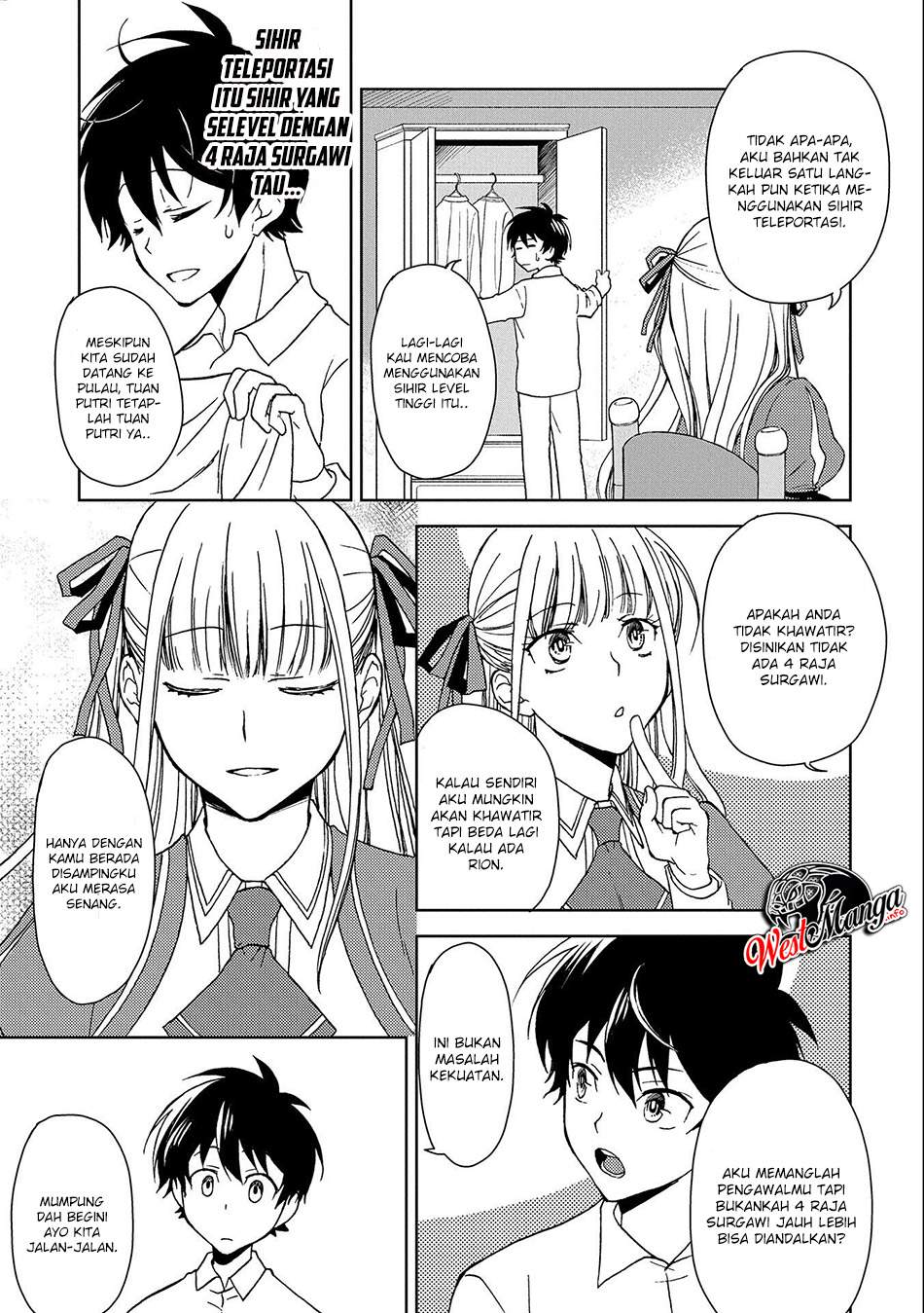 Ningen dakedo Maougun Shitennou ni Sodaterareta Ore wa, Maou no Musume ni Aisare Shihai Zokusei no Kennou o Ataeraremashita. Chapter 1.2 - halaman 5