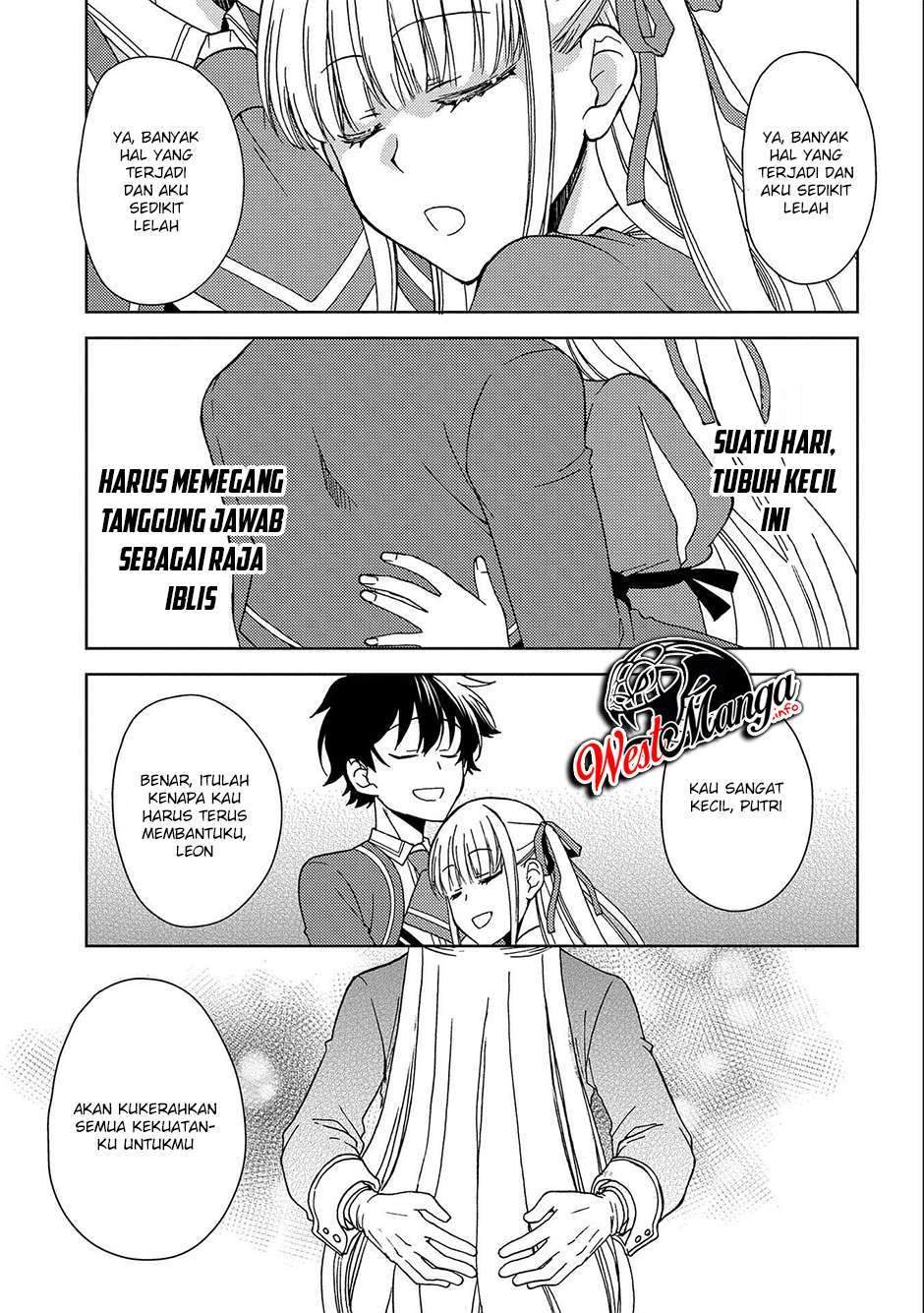 Ningen dakedo Maougun Shitennou ni Sodaterareta Ore wa, Maou no Musume ni Aisare Shihai Zokusei no Kennou o Ataeraremashita. Chapter 5 - halaman 23