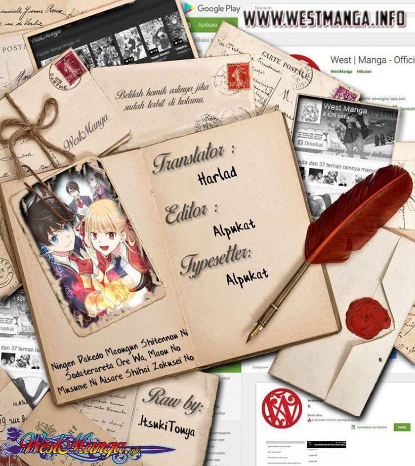 Ningen dakedo Maougun Shitennou ni Sodaterareta Ore wa, Maou no Musume ni Aisare Shihai Zokusei no Kennou o Ataeraremashita. Chapter 6 - halaman 1