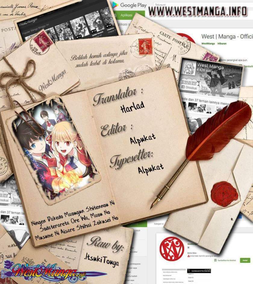 Ningen dakedo Maougun Shitennou ni Sodaterareta Ore wa, Maou no Musume ni Aisare Shihai Zokusei no Kennou o Ataeraremashita. Chapter 7 - halaman 1