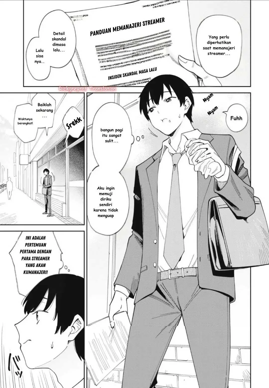 Ninki Haishinsa Tachi no Manager Chapter 1 - halaman 6