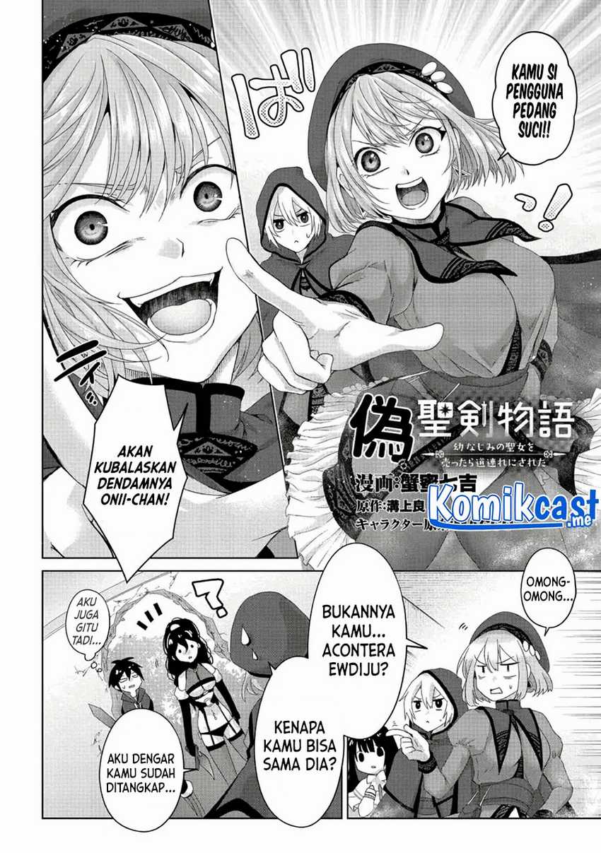 Nise Seiken Monogatari: Osananajimi no Seijo o Uttara Michizure ni Sareta Chapter 21.1 - halaman 2