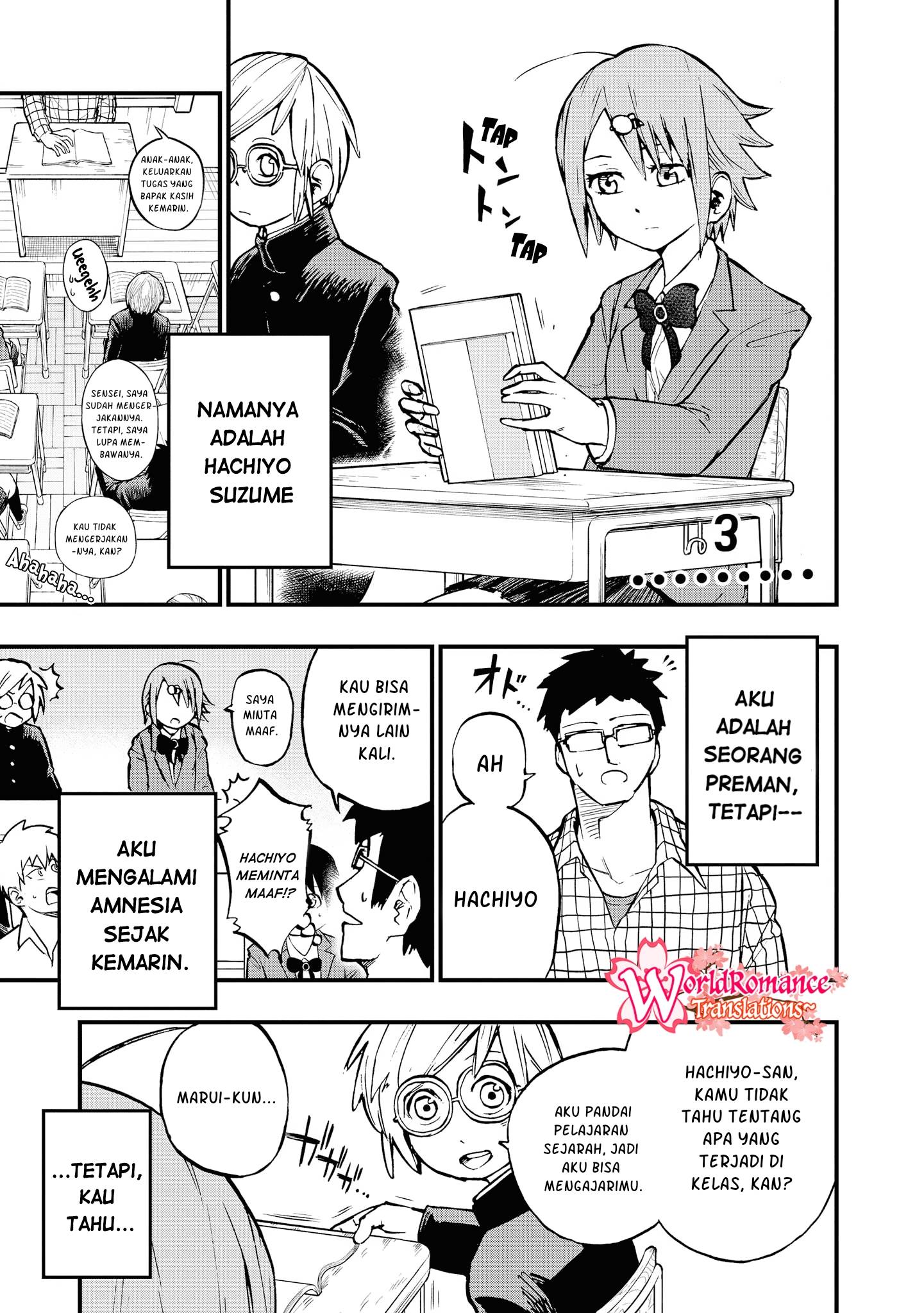 Nisekioku Soushitsu no Hachiyo-san Chapter 3 - halaman 2