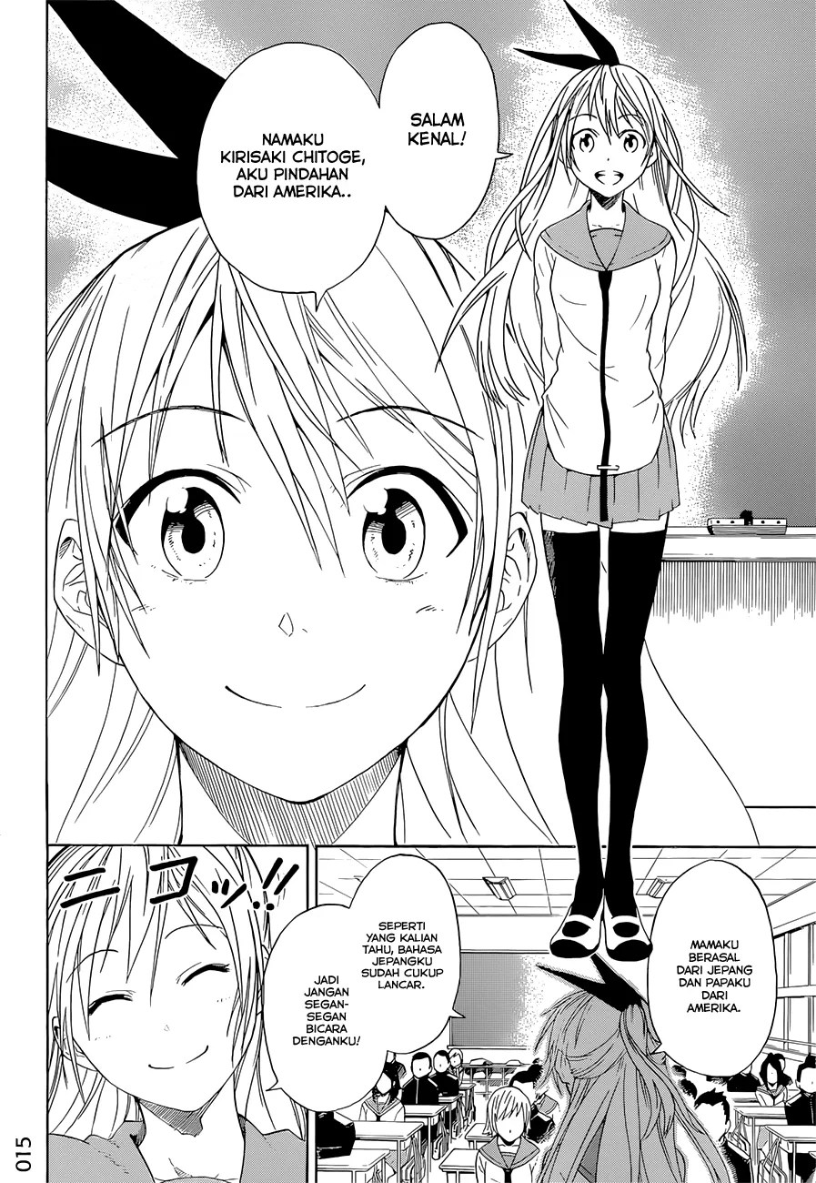 Nisekoi Chapter 1 - halaman 15
