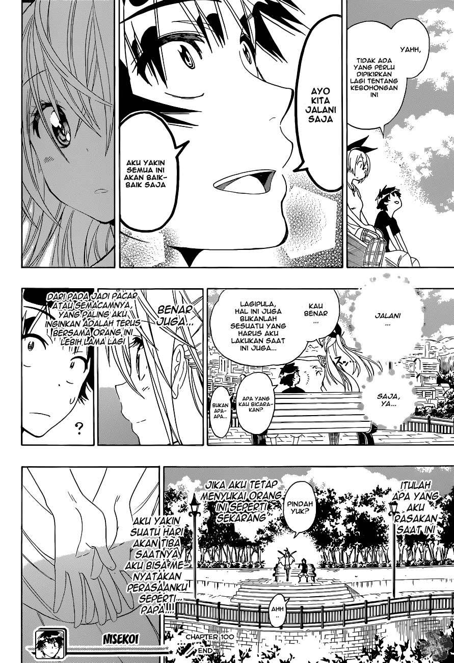 Nisekoi Chapter 100 - halaman 19