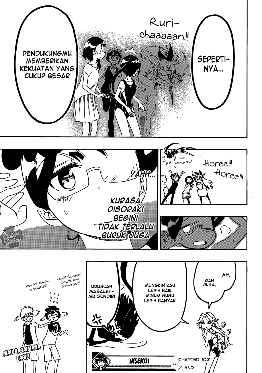 Nisekoi Chapter 102 - halaman 20