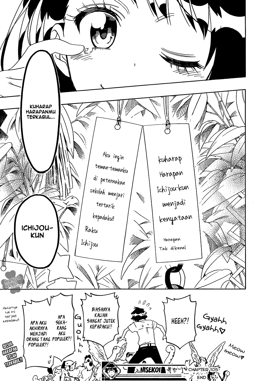 Nisekoi Chapter 105 - halaman 20