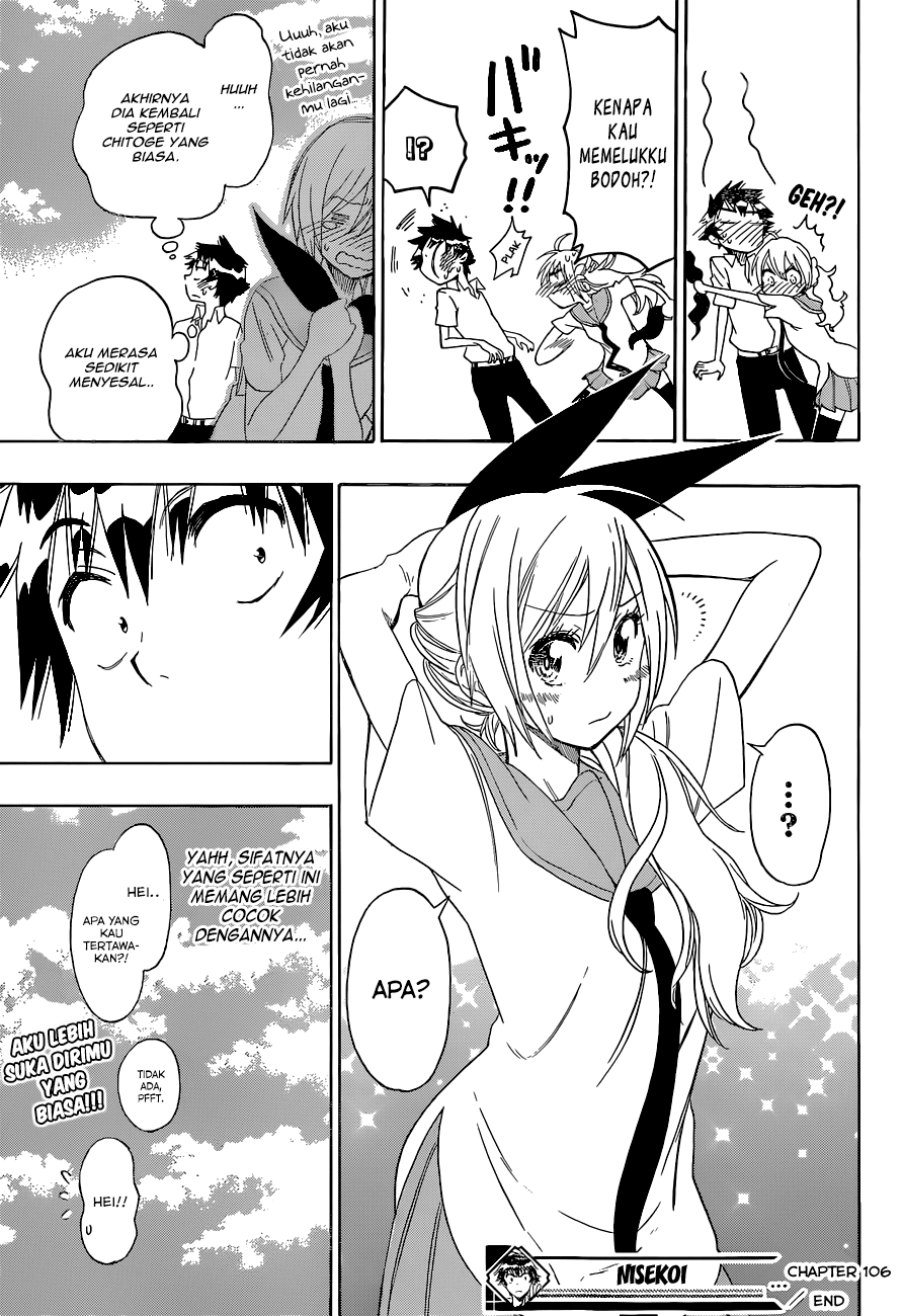 Nisekoi Chapter 106 - halaman 19