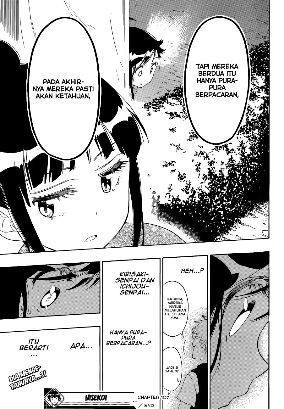 Nisekoi Chapter 107 - halaman 21