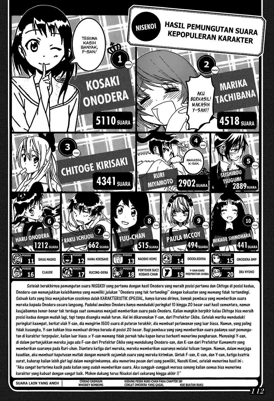 Nisekoi Chapter 110 - halaman 20