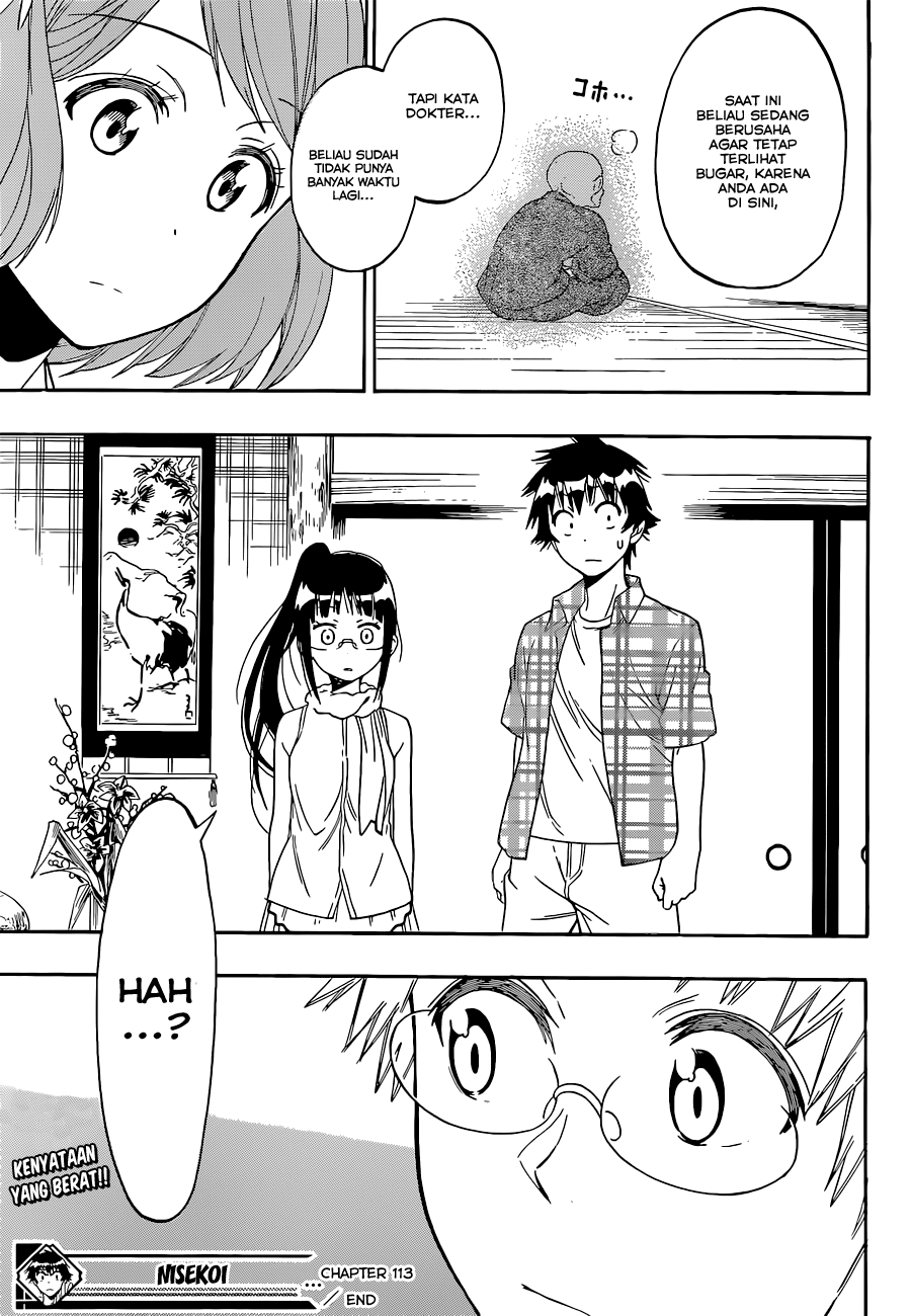 Nisekoi Chapter 113 - halaman 21